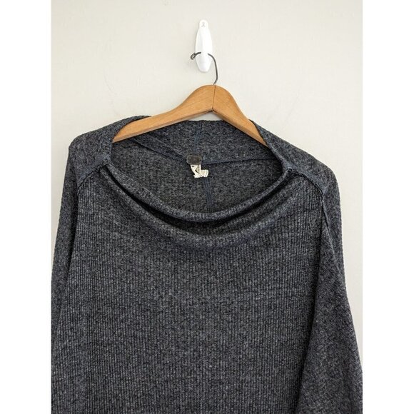 Free People We The Free Anthropologie Londontown Ribbed Thermal Knit Top - Picture 6 of 10